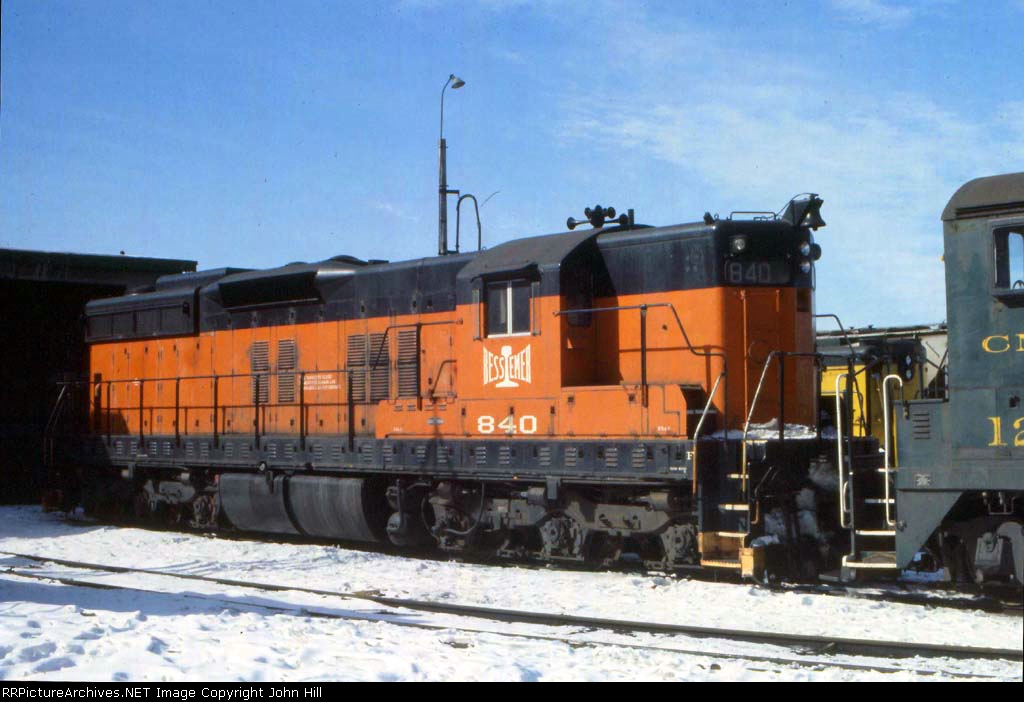 1134-32 BLE 840 at C&amp;NW Cedar Lake Yard